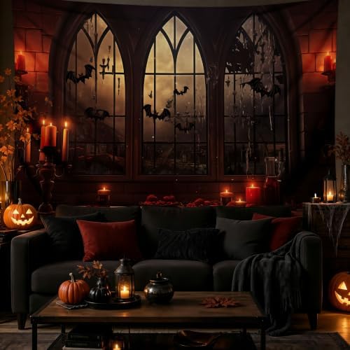 QGHOT Halloween Tapestry Wall Hanging 90.6"x70.9"