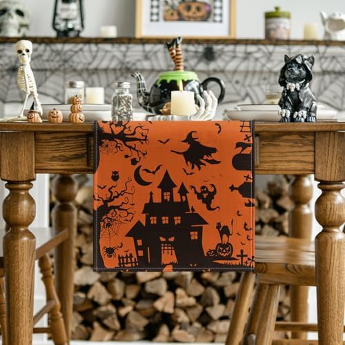 Artoid Mode 210 GSM Halloween Table Runner Home Party Decor 13x72 Inch