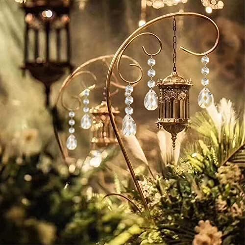Jishi 30pk Crystal Teardrop Ornaments for Christmas Tree Decorations, Hanging Clear Plastic Acrylic Tear Drop Crystal Ornaments for Christmas Tree, Xmas Bead Garland New Years Party Supplies Clearance