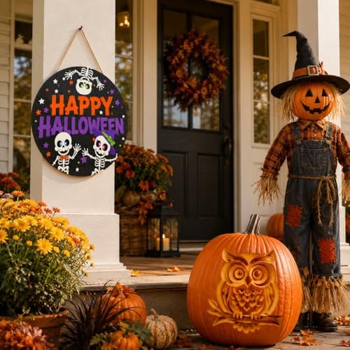 Halloween Door Decorations, Halloween Decor for Door for Gifts