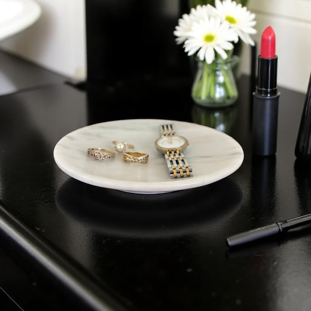 Catchall Stone Tray / White - Classic