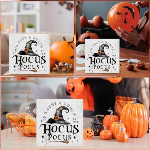 Halloween Decor, Halloween Home Decorations, Farmhouse Saying Wooden Sign