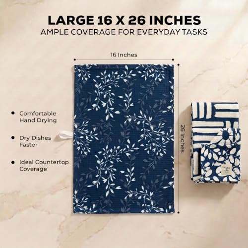 Kitchen Towels, Dish Towels for Kitchen, 3 Pc Kitchen Towel Set