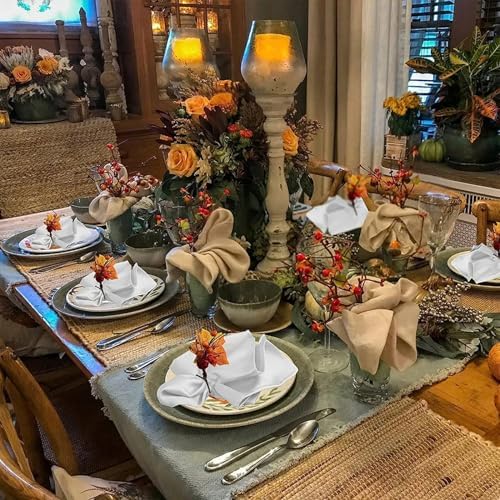 Generic 6 PCS Halloween Orange Pumpkin Maple Leaf Napkin Ring Autumn Maple Napkin Ring Buckles for Halloween Thanksgiving Party Dinner Table Decor