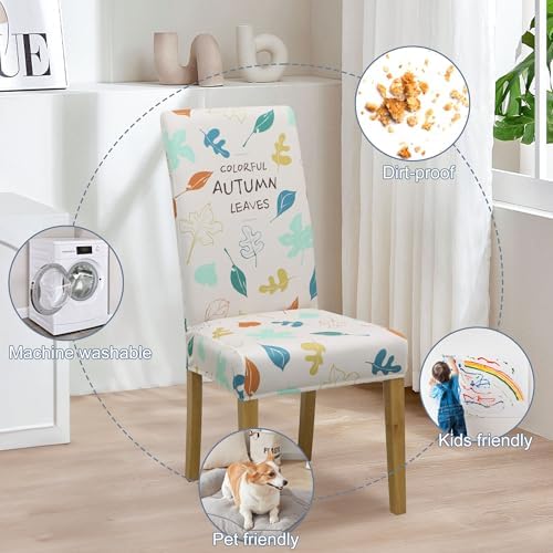 Dining Chair Covers, Stretch Seat Covers, Washable Furniture Protector