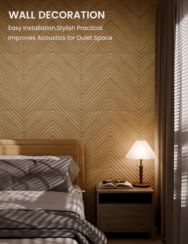 Fluxynara 6-Pack Large Felt Bulletin Board, Natural Oak Pyramid