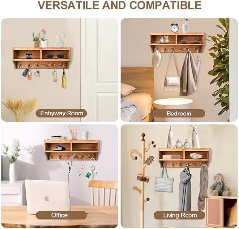 Key Holder Wall Mount / Brown