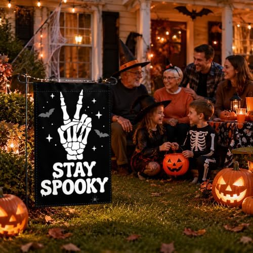 Halloween Decorations - Stay Spooky Halloween Garden Flag