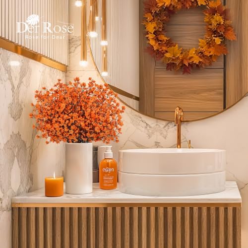 10Pcs Fake Fall Babys Breath Artificial Flowers Decorations for Home