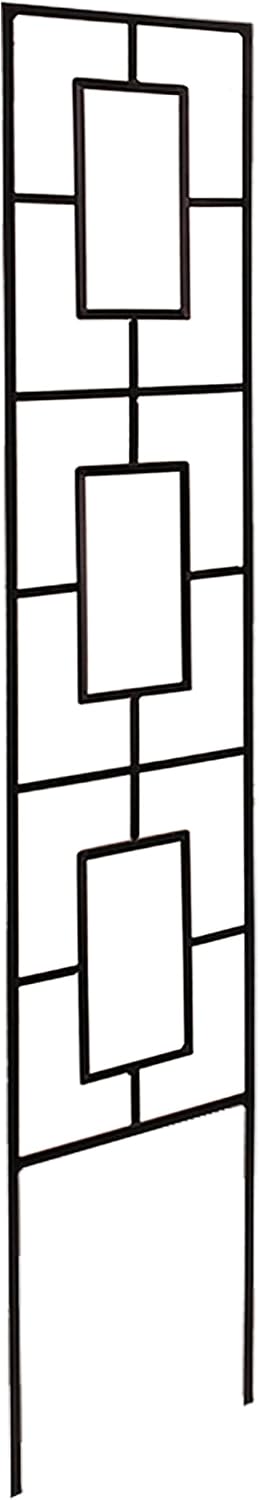 Panacea 84445 Contemporary Pot Trellises, Black, 46" H, Set of 2