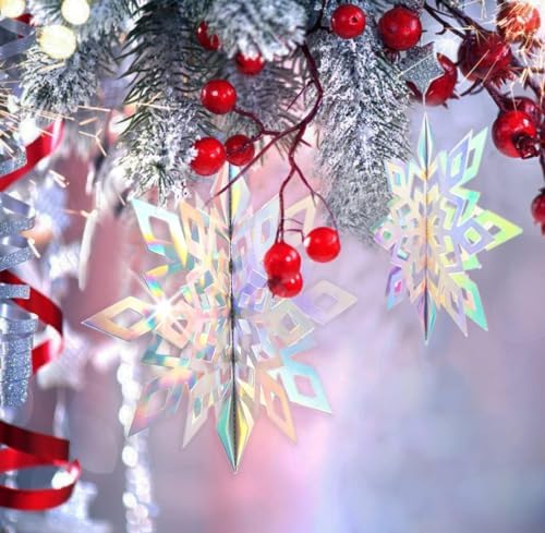 Christmas Hanging Snowflakes for Winter Wonderland Frozen Party Decorations