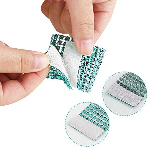 Accmor 100pcs Napkin Rings, Blue Napkin Rings Buckles