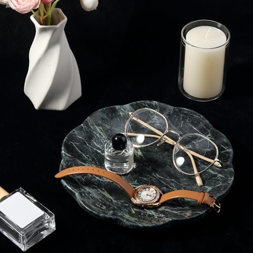 Stone Tray / Marble Tray / Verde Alpi / Natural / Set of 8