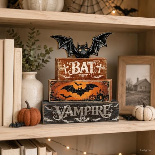 Halloween Bat Decor Indoor, Halloween Table Decorations for Home