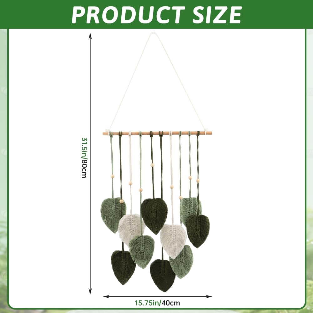 Handmade Woven Tapestry / Green