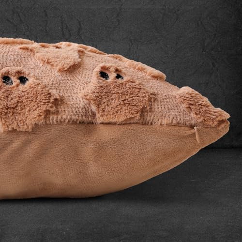 Halloween Pillow Covers 18x18 Set of 2 Brown Ghost Farmhouse Home Decor