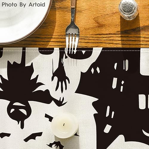 Artoid Mode 210 GSM Halloween Table Runner Home Party Decor 13x108 Inch