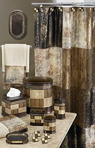 Zahari Home 4pc Zambia Stylish Bathroom Accessories Set Soap Pump, Tumbler, Tooth Brush Holder and Soap Dish Modern