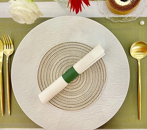 Germiwipe 2500 Pcs Paper Napkin Band Self Adhesive, (Hunter Green)