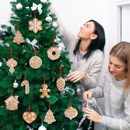 Gingerbread Christmas Tree Decorations Cookie Ornaments Xmas Decor