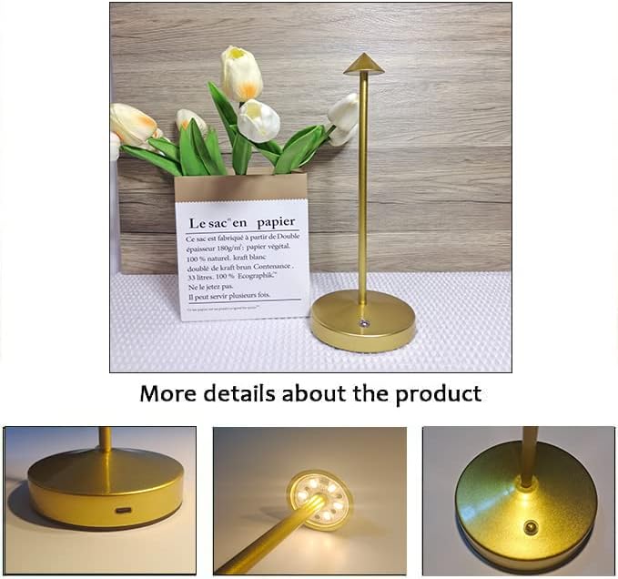 Cordless Table Lamps,Rechargeable Led Touch Bar Lamp,Portable Battery Operated Lamps,Dimmable Small Table