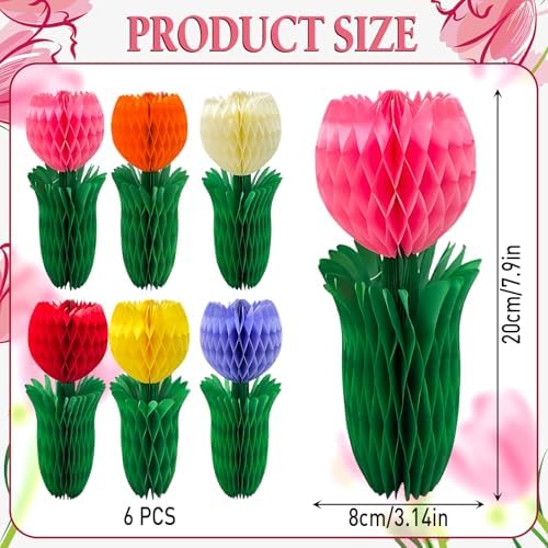 Pedel Tulip Honeycomb Centerpieces