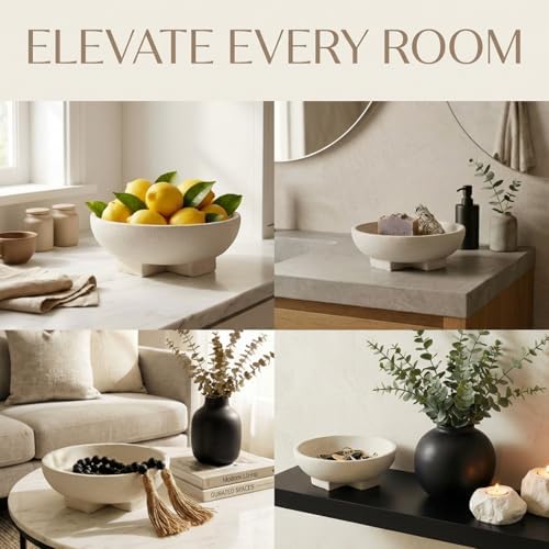 Pedestal Entryway Key / Beige-9.85in / Resin