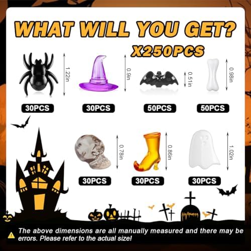 250PCS Halloween Vase Filler