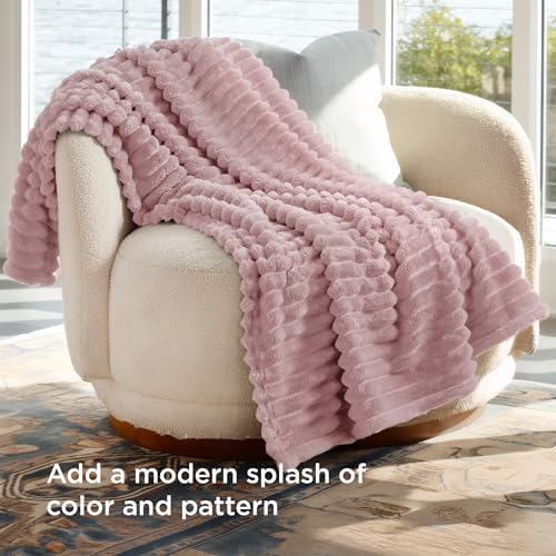 Bedsure Soft Twin XL Blanket for Bed Dorm Pink 66"x90"