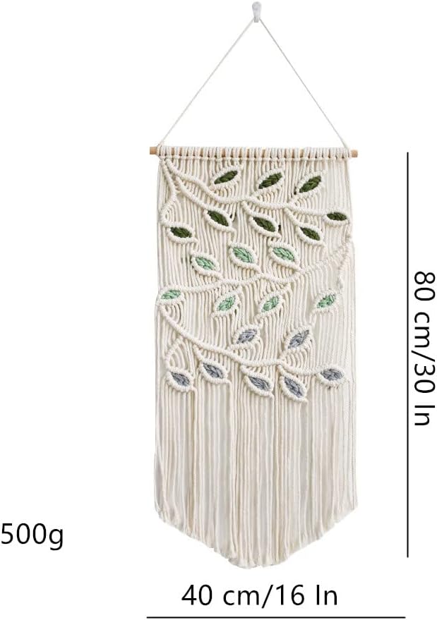 Macrame Hanging Tapestry Boho Hand Woven Tapestries Dream Catchers Boho Wall Art Decor Home / C2