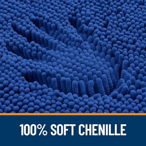 OLANLY Bathroom Rugs 30x20, Extra Soft Absorbent Chenille Bath Rugs