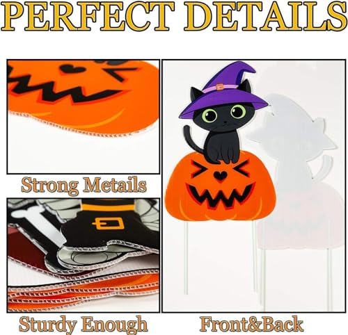 Funnlot Halloween Yard Decorations, Halloween Yard Stakes Lawn Decorations