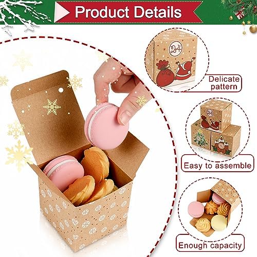 ONESING 24 Pcs DIY Christmas Advent Calendar Boxes for 2026, 24 Days Countdown Calendar Gift for Adults and Kids Christmas Cardboard Number Boxes Make & Fill Your Own Advent Calendar Boxes Lovely Xmas Kraft Papper