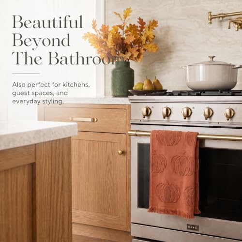 KIBAGA Decorative Fall Hand Towels for Your Bathroom Or Kitchen