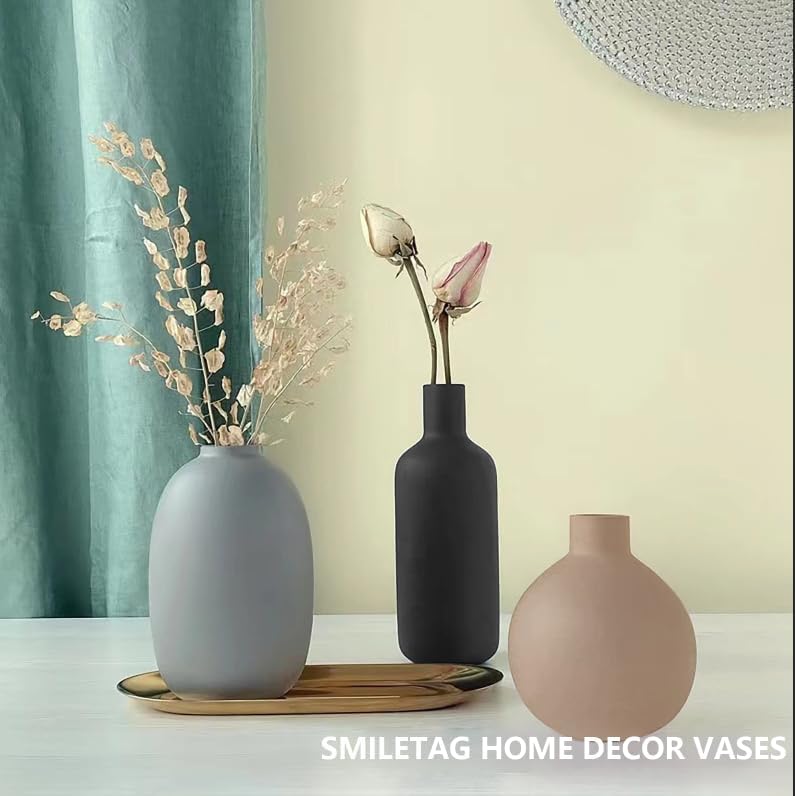 Ceramic Modern Farmhouse Vase / Multicolor