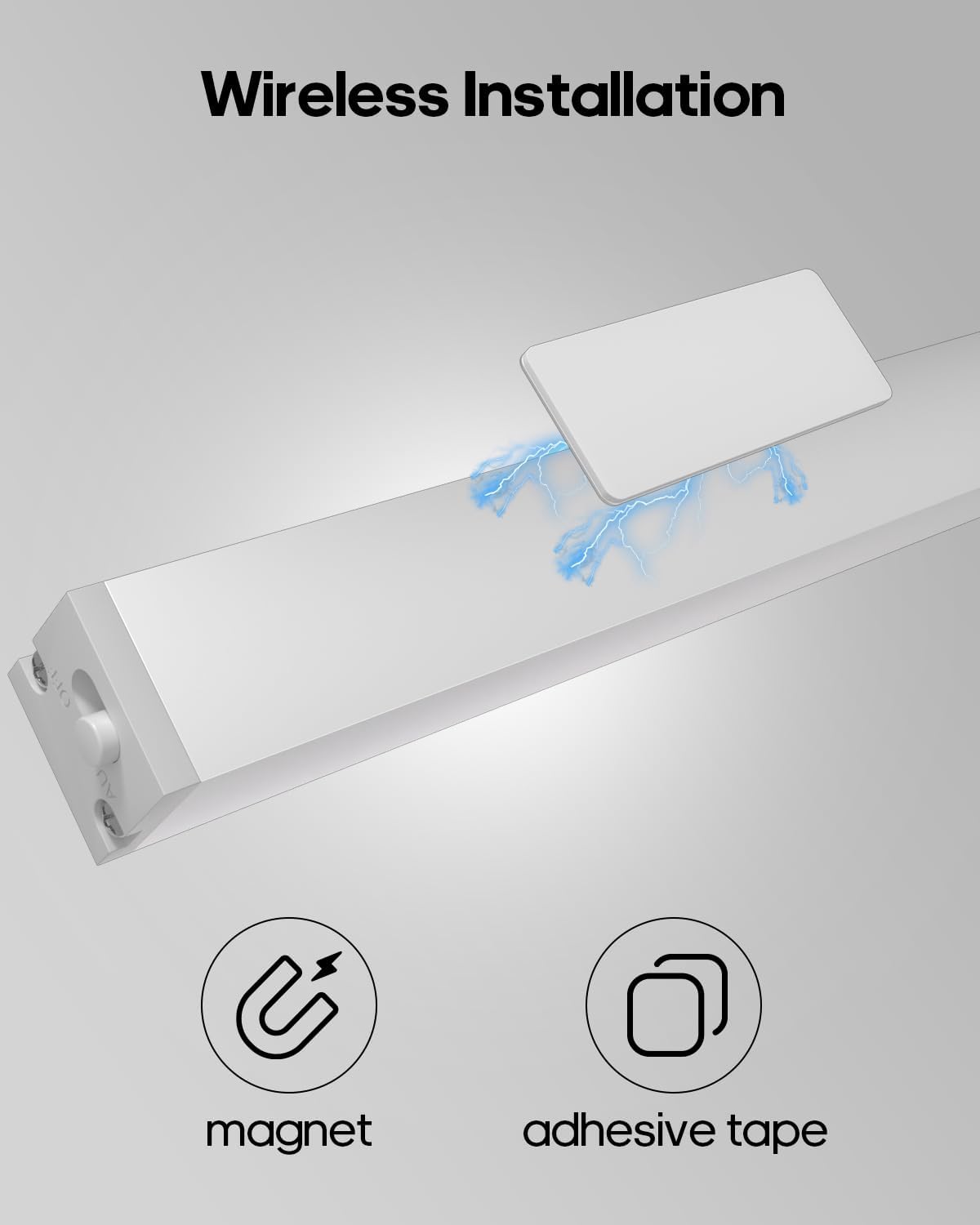 GOODEA 7" Under Cabinet Lighting with Charging Station, 6 Pack | LED Motion Sensor Light Indoor, Rechargeable Closet