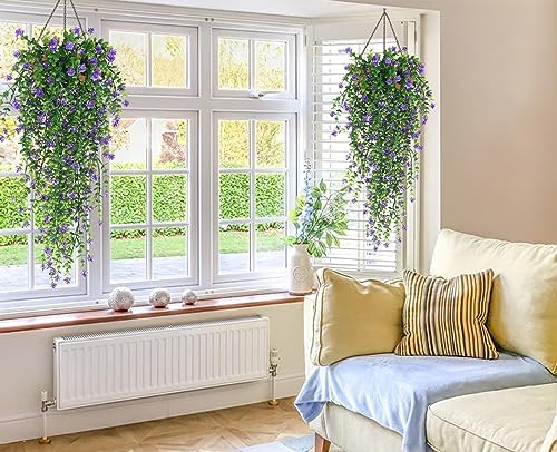 RECUTMS Vine Plant Fake Ferns Plants Large Faux Artificial Hanging Vines