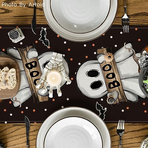 Artoid Mode 210 GSM Halloween Table Runner Home Party Decor 13x120 Inch