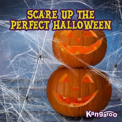 Kangaroo 800 Sq Ft Fake Spider webs with 4 Fake Spiders for Halloween Decor