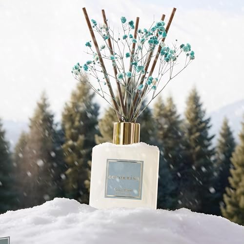 COCORRÍNA Reed Diffuser - Cedar Wood 6.7 fl oz Reed Diffuser with Sticks, Home Bedrrom Bathroom Shelf Decor