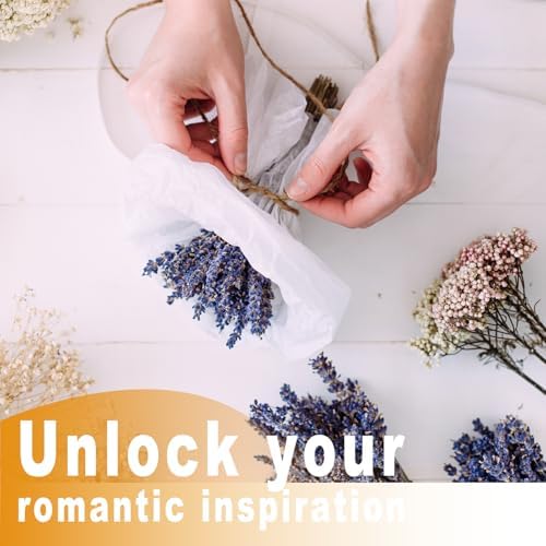 130Pcs Dried Flower Set, 12 Mixed Flowers for Floral Crafts & DIY Decor