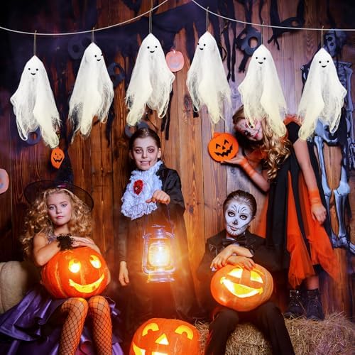 Hahafelt White Halloween Spooky Gauze Ghost Cheesecloth Decor
