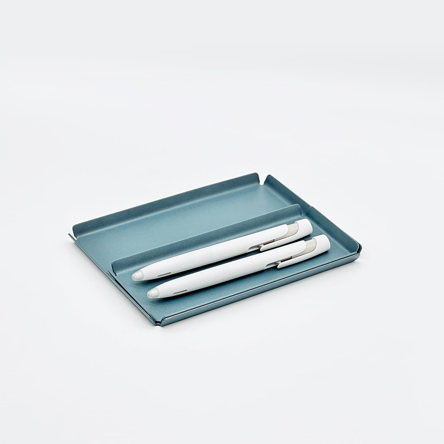 Aluminum Organizer Tray for Desk & Entryway / Powder Coated Azure Blue / 6.7 x 2.9 x 0.4