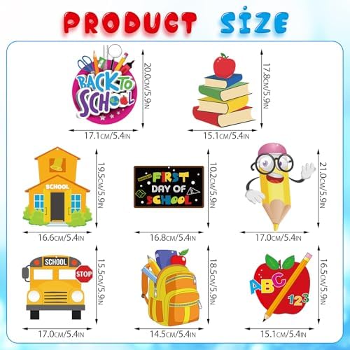 Back to School Hanging Swirls, 46 Pcs