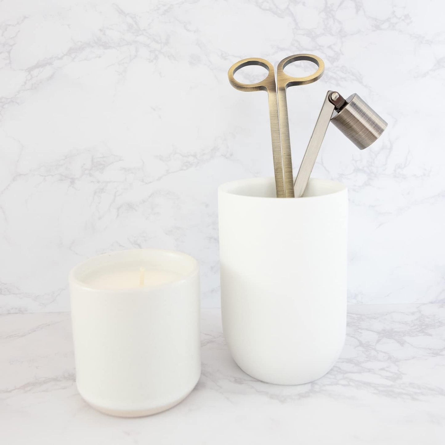 Airy Abode Candle Wick Trimmer and Candle Snuffer Accessory Set – Pick Your Color