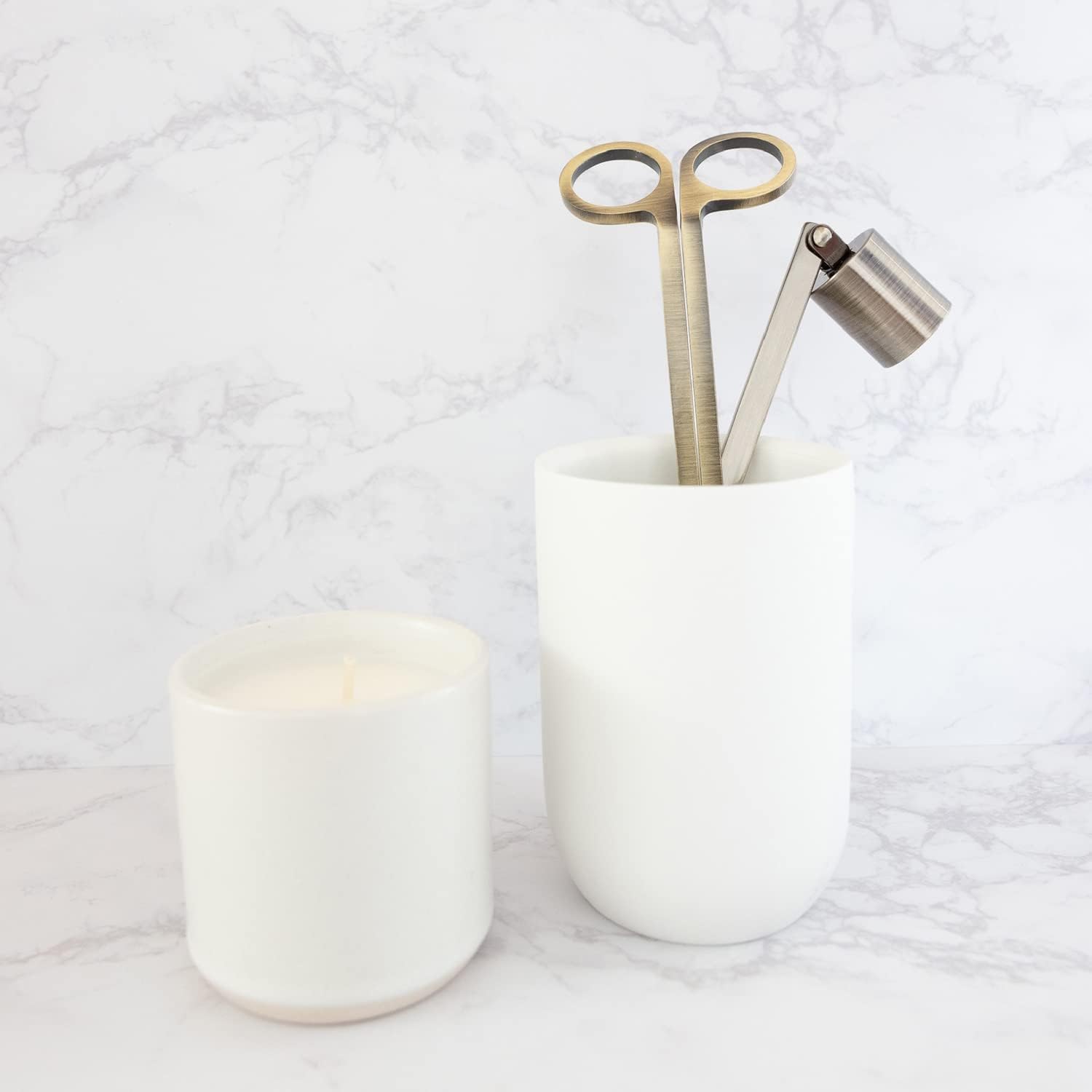 Airy Abode Candle Wick Trimmer and Candle Snuffer Accessory Set – Pick Your Color