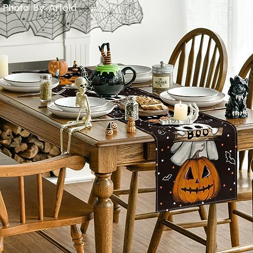 Artoid Mode 210 GSM Halloween Table Runner Home Party Decor 13x90 Inch