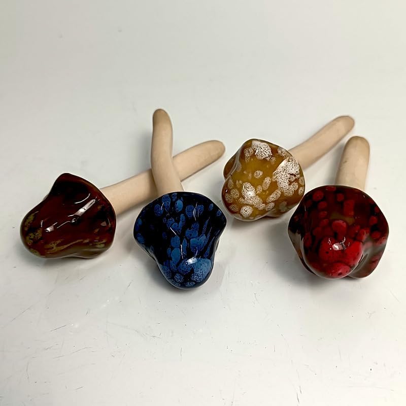 Plant Decorations / 4.7" Lawn Ornaments Fake Mushrooms / Set of 8