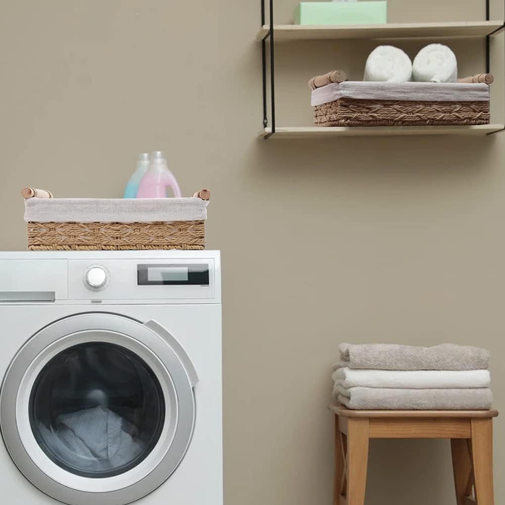 Wicker Baskets for Organizing / Beige