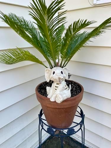 Seasons Crazy Bonez Skeleton Elephant Figurine, 5.5"